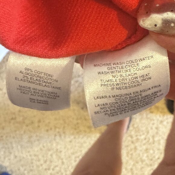 Red XL corduroy jacket - Picture 4 of 4